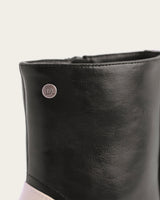 Botines Plataforma Ivoria Combinados -  Negro/Crema