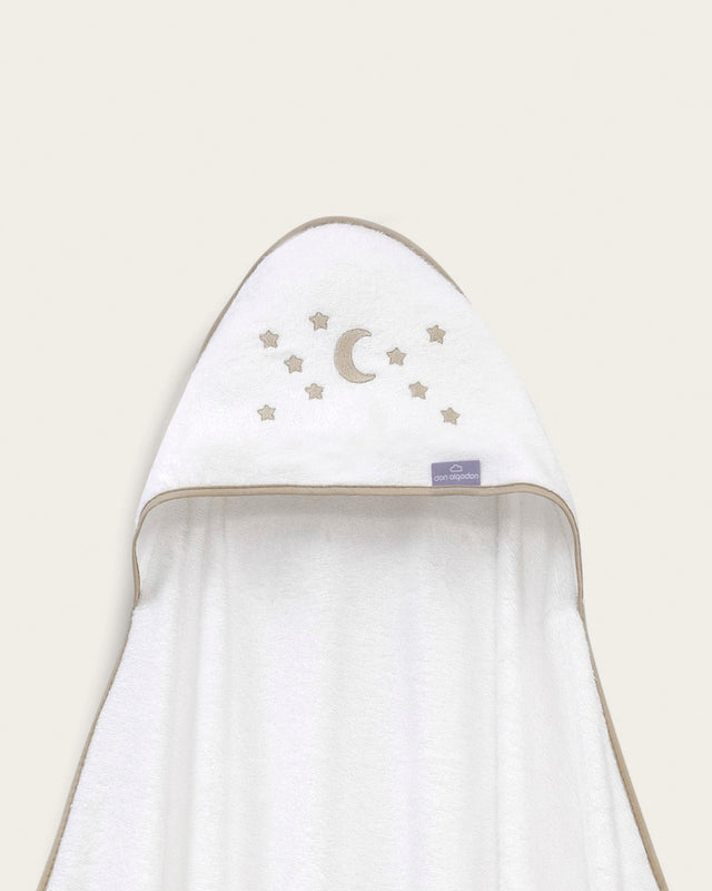 Capa de Baño Bebé Estrellas - Beige