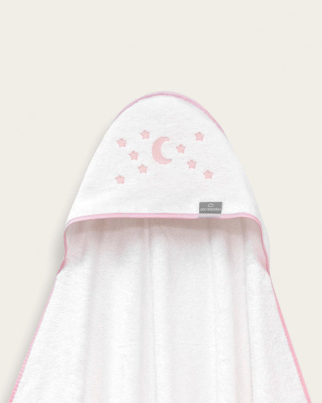 Capa de Baño Bebé Estrellas - Rosa