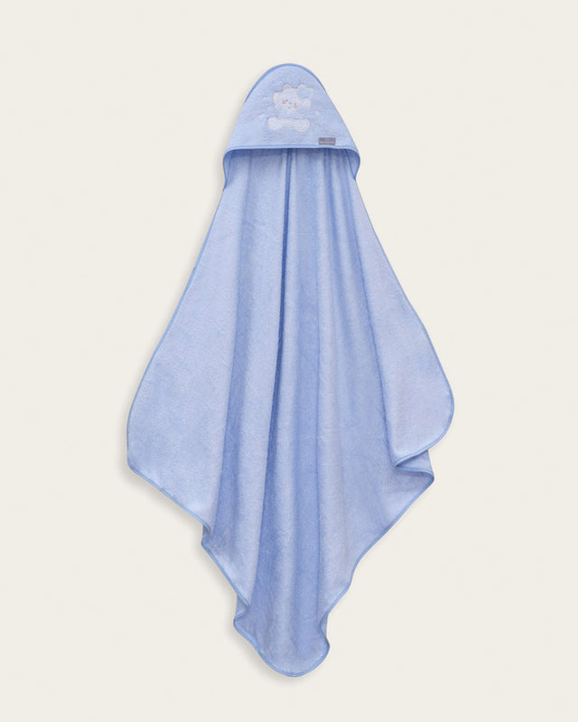 Capa de Baño Bebé Oso - Azul