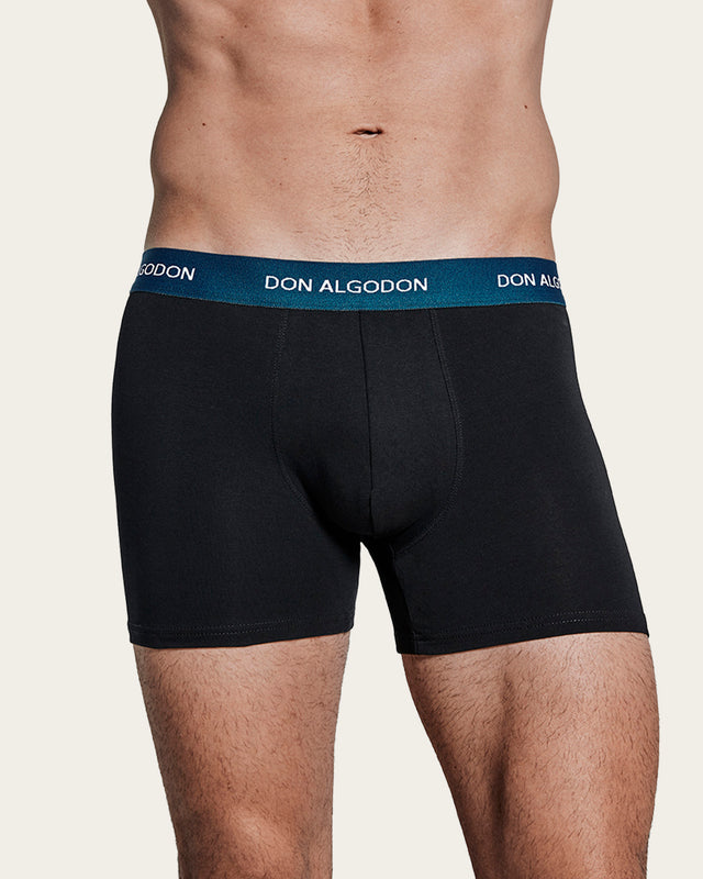 Powdered Effect Boxer Briefs - Cotton - Greenish/Grey