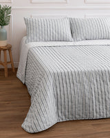 Colcha Hilo Tintado Sorel - 100 g/m² - Gris