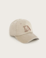 Gorra Béisbol Bordada Ajustable - Algodón - Crema