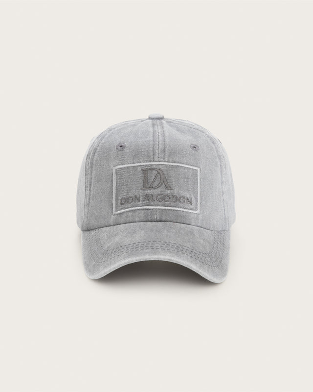 Gorra Béisbol Label Ajustable - Algodón - Gris