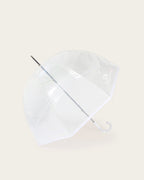 Paraguas Transparente Horizonte - Blanco
