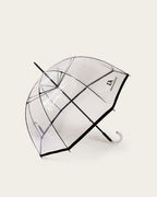 Paraguas Transparente Horizonte - Negro