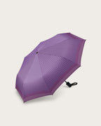 Paraguas Plegable Líneas de Seda - Morado