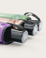 Paraguas Plegable Líneas de Seda - Morado