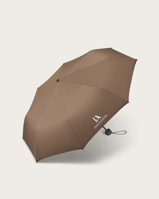 Paraguas Plegable Clásico - Marrón