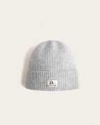 Gorro Beanie Acanalado - Gris
