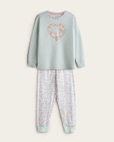 Pijama Infantil Niña Corazón - Algodón