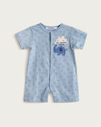 Pelele Bebé Elefante - Algodón - Azul