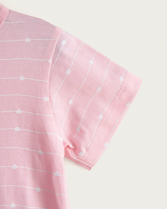 Pelele Bebé Tribal - Algodón - Rosa