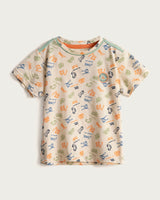 Pijama Corto Infantil Niño Travel - Algodón - Amarillo