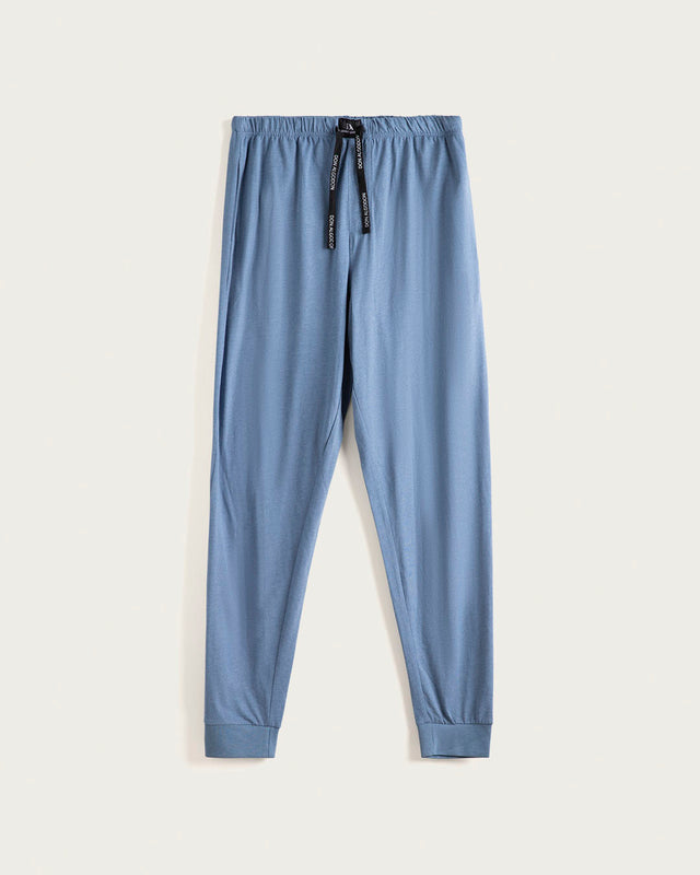 Pijama Largo Hombre Lagoon - Algodón - Azul Marino
