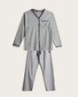 Pijama Largo Hombre Island - Algodón - Gris
