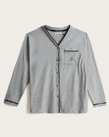 Pijama Largo Hombre Island - Algodón - Gris