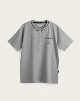 Men's Short Pajamas Calm - Cotton - Gray