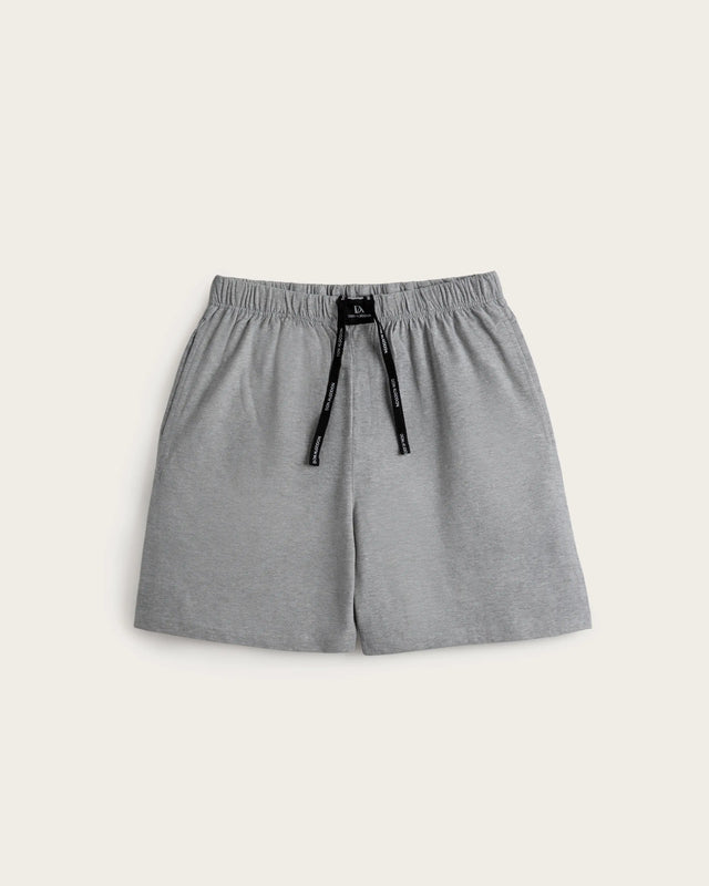 Men's Short Pajamas Calm - Cotton - Gray