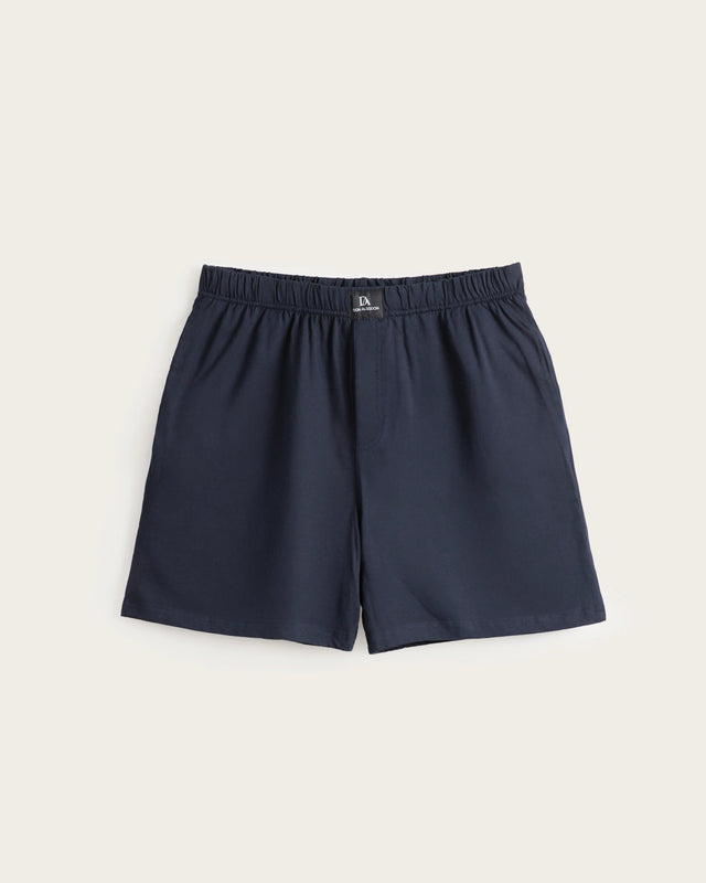 Men's Short Pyjamas Calm - Cotton - Navy Blue