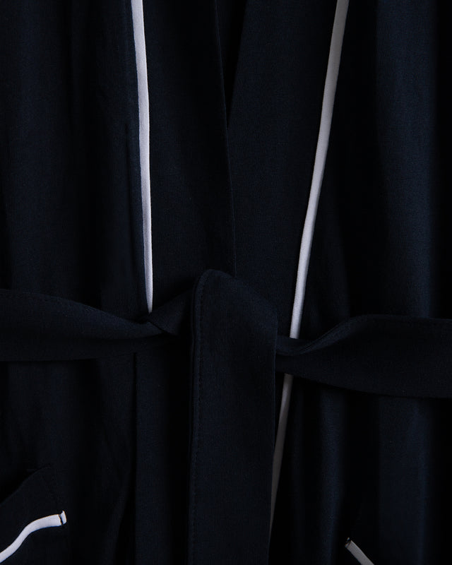 Bata Hombre Dune - Algodón - Azul Noche