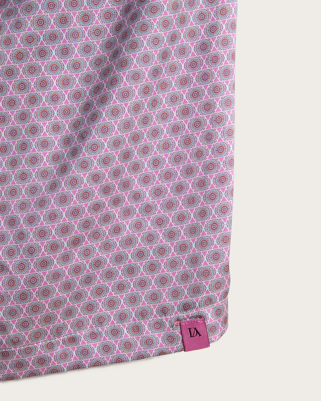 Pijama Tirantes Mujer Geométrico - Malva