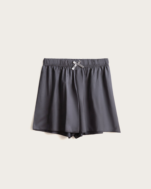 Pijama Corto Mujer Tirantes - Satén - Morado