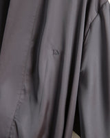 Bata Corta Mujer - Satén - Gris