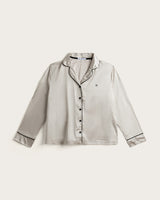 Pijama Largo Mujer Satinado - Beige