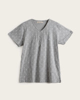 Women's Short Pajamas Rain - Cotton - Gray
