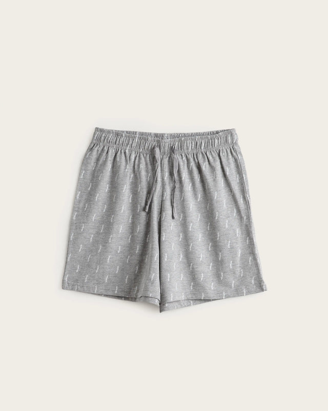 Women's Short Pajamas Rain - Cotton - Gray