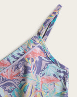 Women's Jungle Strap Nightdress - Cotton - Mauve