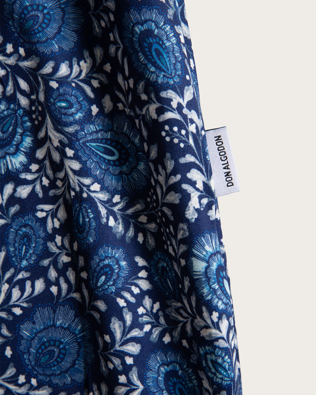 Pijama Tirantes Mujer Pétalos - Azul