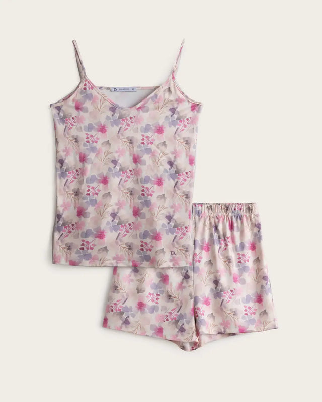 Women's Floral Cami Pajamas - Pink