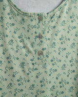 Pijama Tirantes Mujer Rosas - Verde