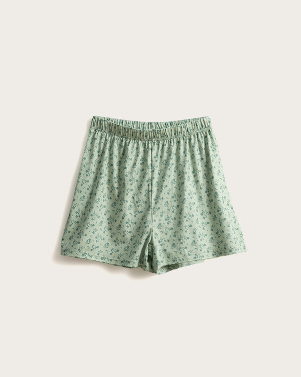 Pijama Tirantes Mujer Rosas - Verde