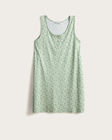 Camisón Tirantes Mujer Rosas - Verde