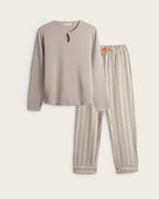 Pijama Largo Mujer Line - Topo