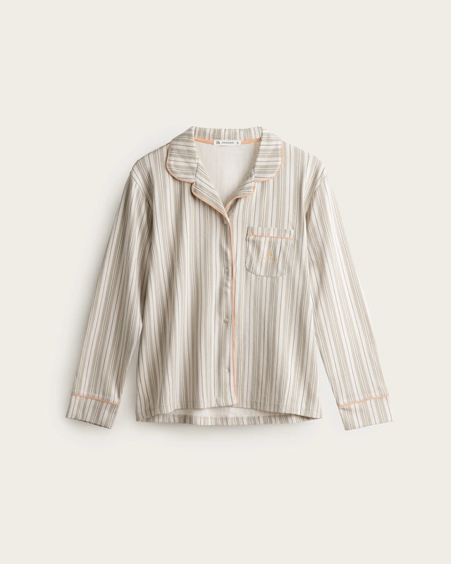 Pijama Largo Mujer Cachemire V2 - Hueso