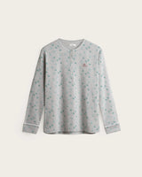 Pijama Largo Mujer Butterfly - Gris