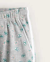 Pijama Largo Mujer Butterfly - Gris
