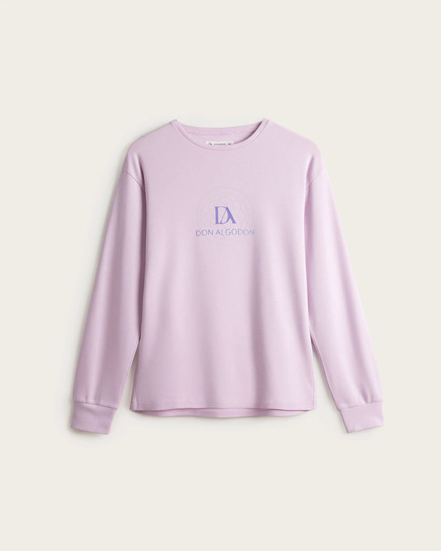 Pijama Largo Mujer Mandala - Malva