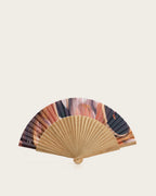 Abanico Ribete Ancho - Marrón