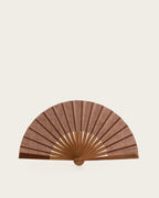 Abanico Liso - Marrón