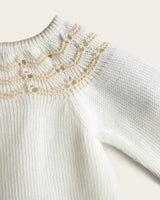 Conjunto Punto Lazo - Crudo/Arena