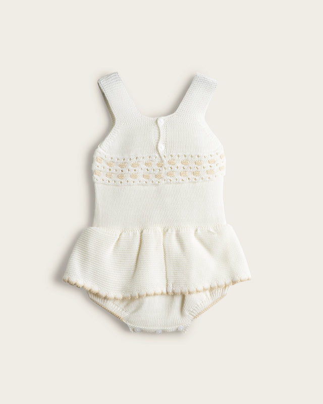 Body Punto Falda - Crudo/Arena