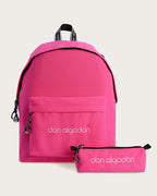 Mochila y Estuche Atina - Rosa