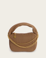 Bolso de Mano  Plisado Velina - Marrón