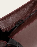 Bolso Hombro Mireya - Nylon - Burdeos