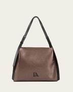 Bolso Hombro Mireya - Nylon - Marrón